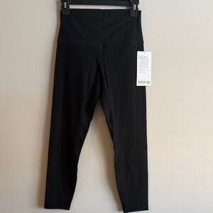 NWT Lululemon Align Ribbed HR Pant 25” Black – Size 8